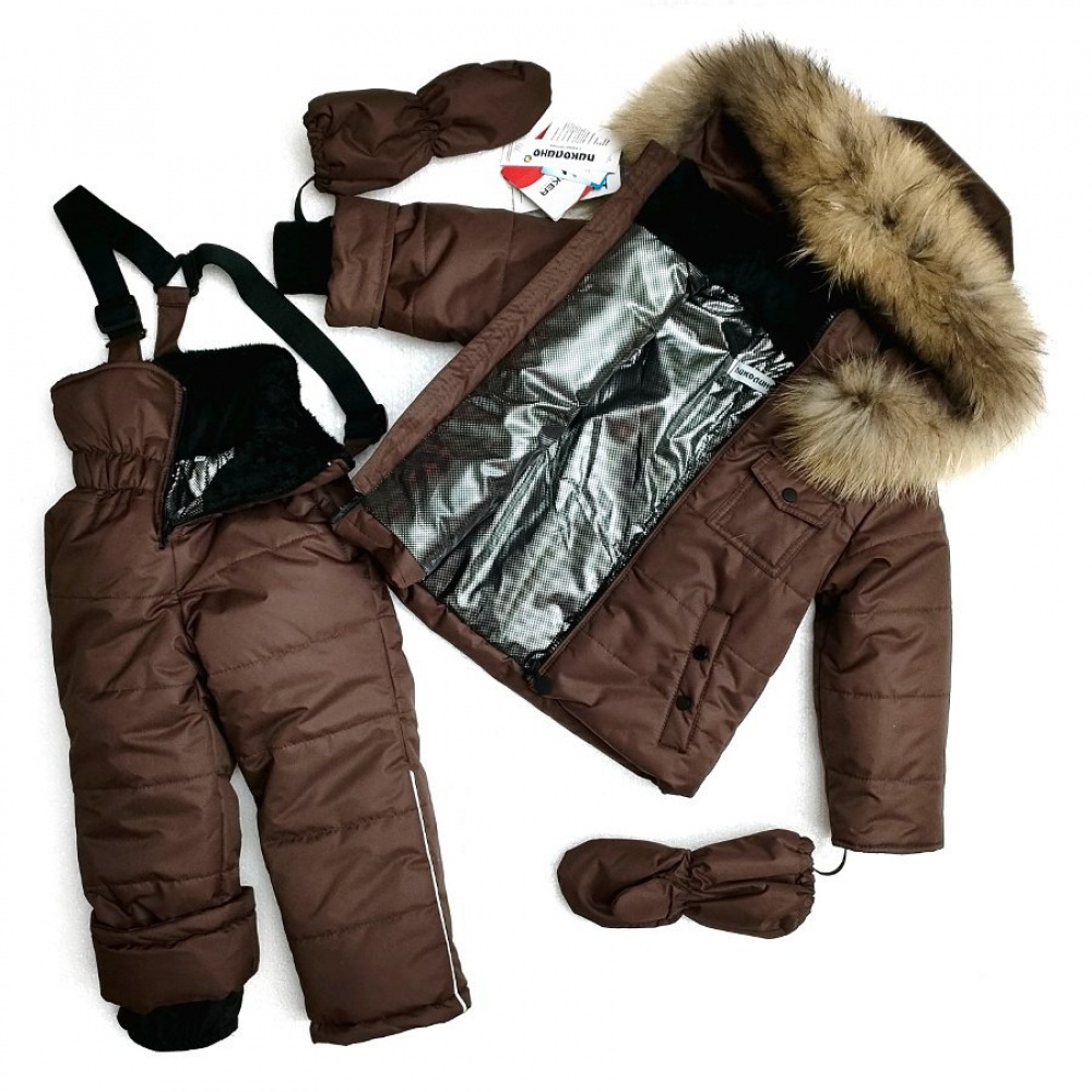 Зимний костюм детский Пиколино Спорт шоколад